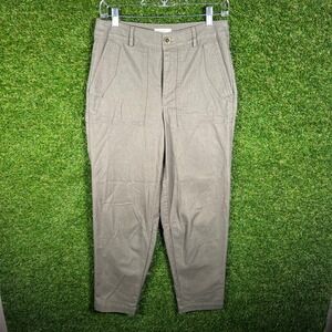 Loft Outlet Womens‎ Size 0 Utility Pants Khaki Olive Green Tapered High Rise